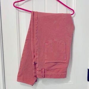 LOFT Coral Pink Jeans